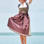 Leinendirndl / Taftschürze